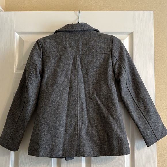 Old Navy Kids Wool Blend Double Breasted Pea Coat - Picture 4 of 4